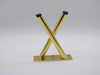 Decoration Golden Adjustable X-type Table Legs For Coffee Dining Table
