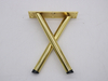 Decoration Golden Adjustable X-type Table Legs For Coffee Dining Table
