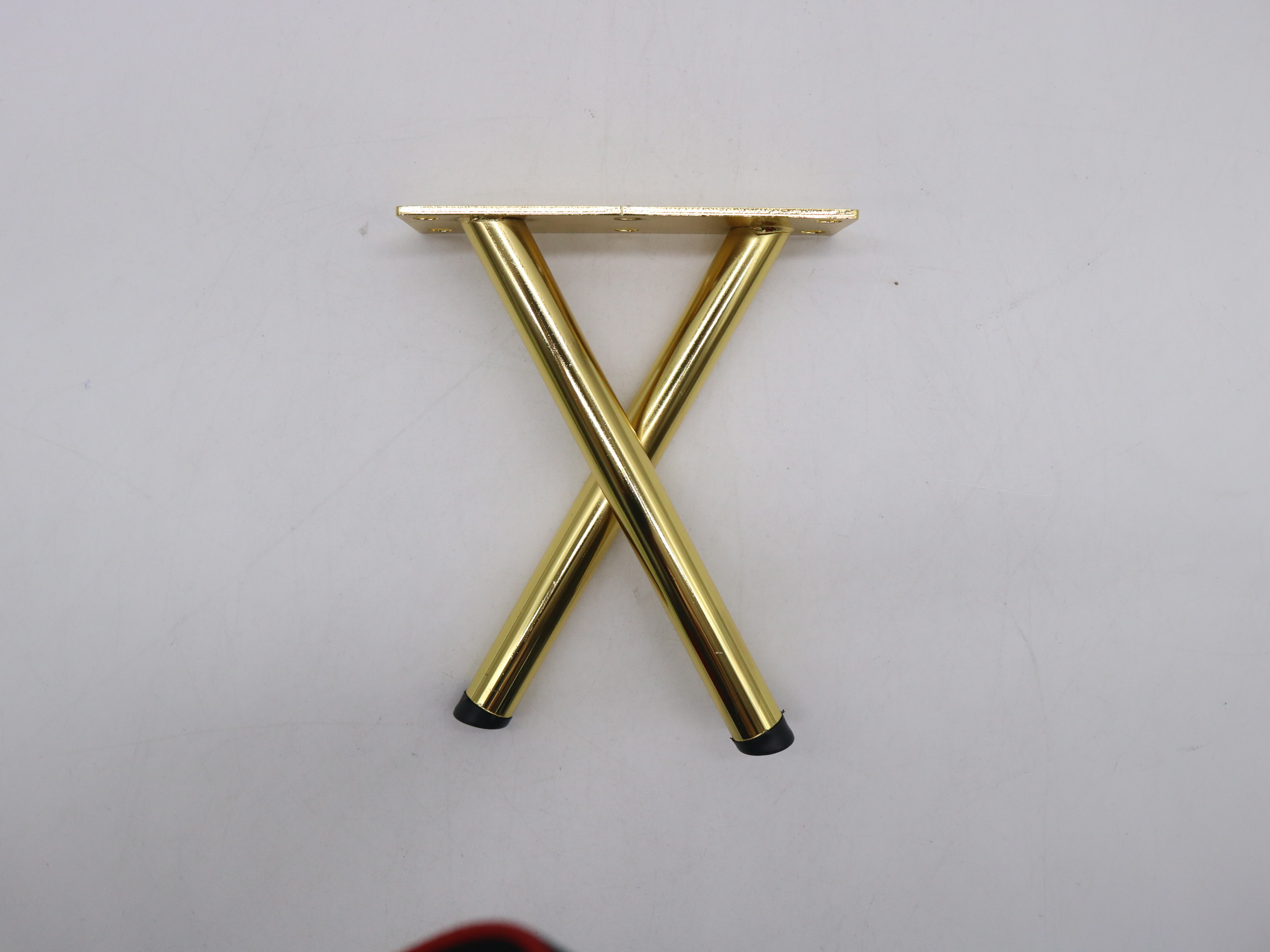 Decoration Golden Adjustable X-type Table Legs For Coffee Dining Table