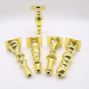 Iron Gold Brass Steel Tapered Chair Feet