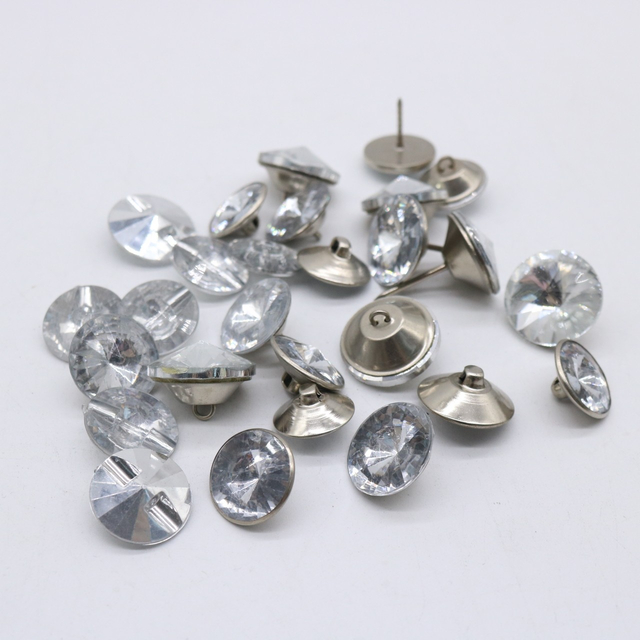 Delicate Fashionable Crystal Sofa Button For Furniture Decorations