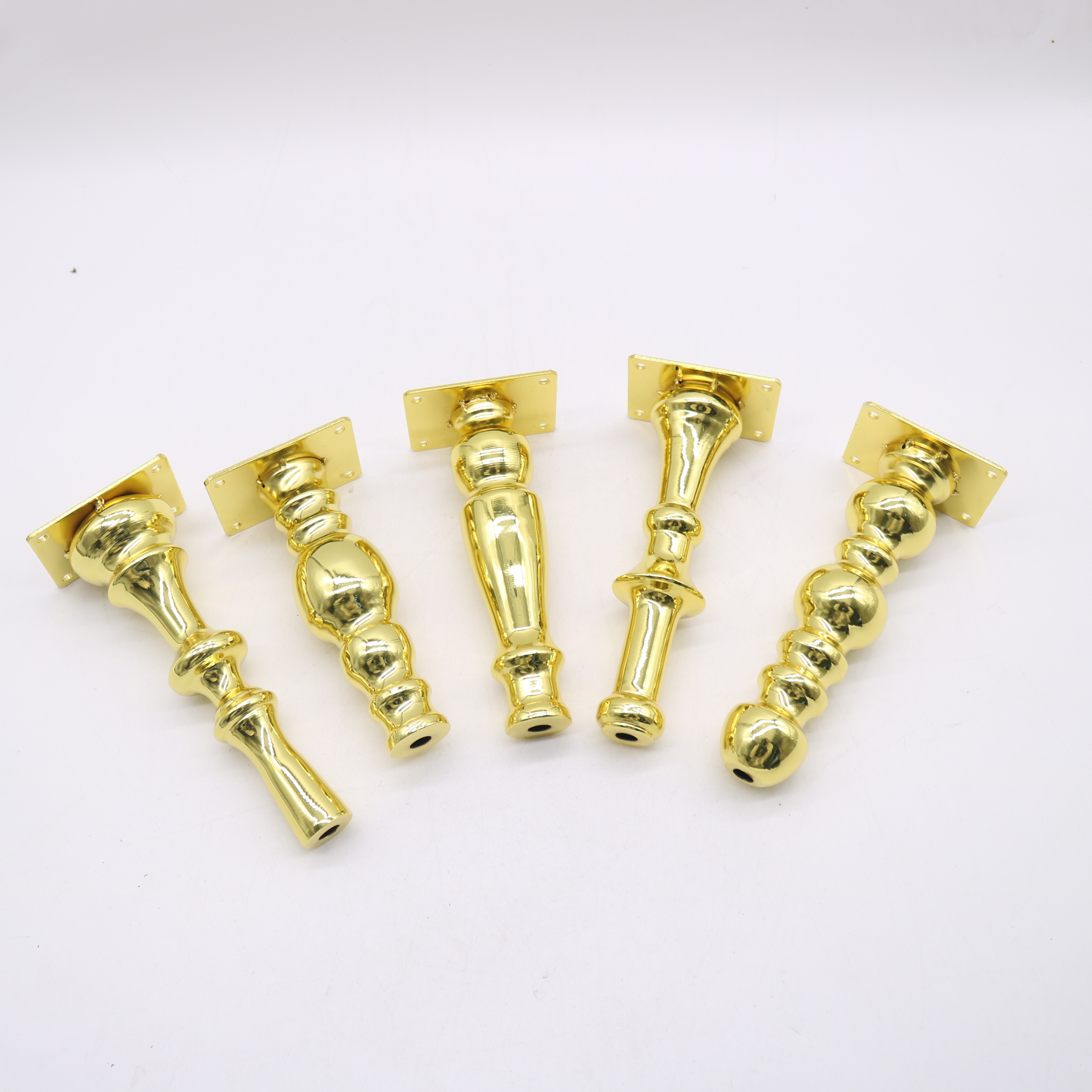 Modern Metal Gold Polished Furniture Sofa Legs For Table Cabinet