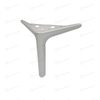 Champagne Gold Solid Metal Round Edged Trident Sofa Legs For Cabinet Table Feet
