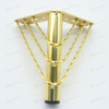 Hot Sale Golden Y Shape Metal Cabinet Sofa Table Legs For Furniture Hardware