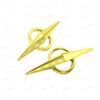 Wholesale Plastic Gold V-Shaped Sofa Decorative Buckles For Furniture Tables