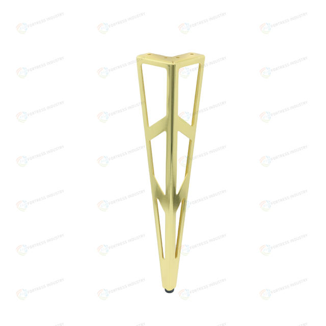 Modern Style Gold Hollow-Out Metal Table Chair Legs For Furniture Feet Manufacturers