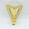 Hot Sale Luxury Golden Three Lines With Beads Table Legs For Cabinet Sofa