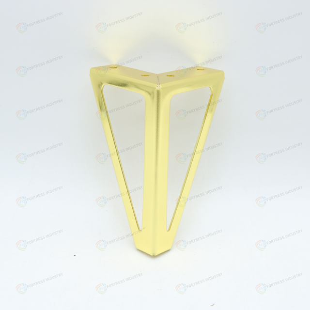 Wholesale Price High Quality Hollow Golden Iron Sofa Legs For Furniture Table Legs