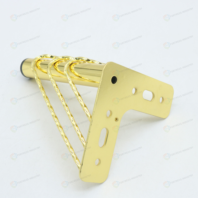 Hot Sale Golden Y Shape Metal Cabinet Sofa Table Legs For Furniture Hardware