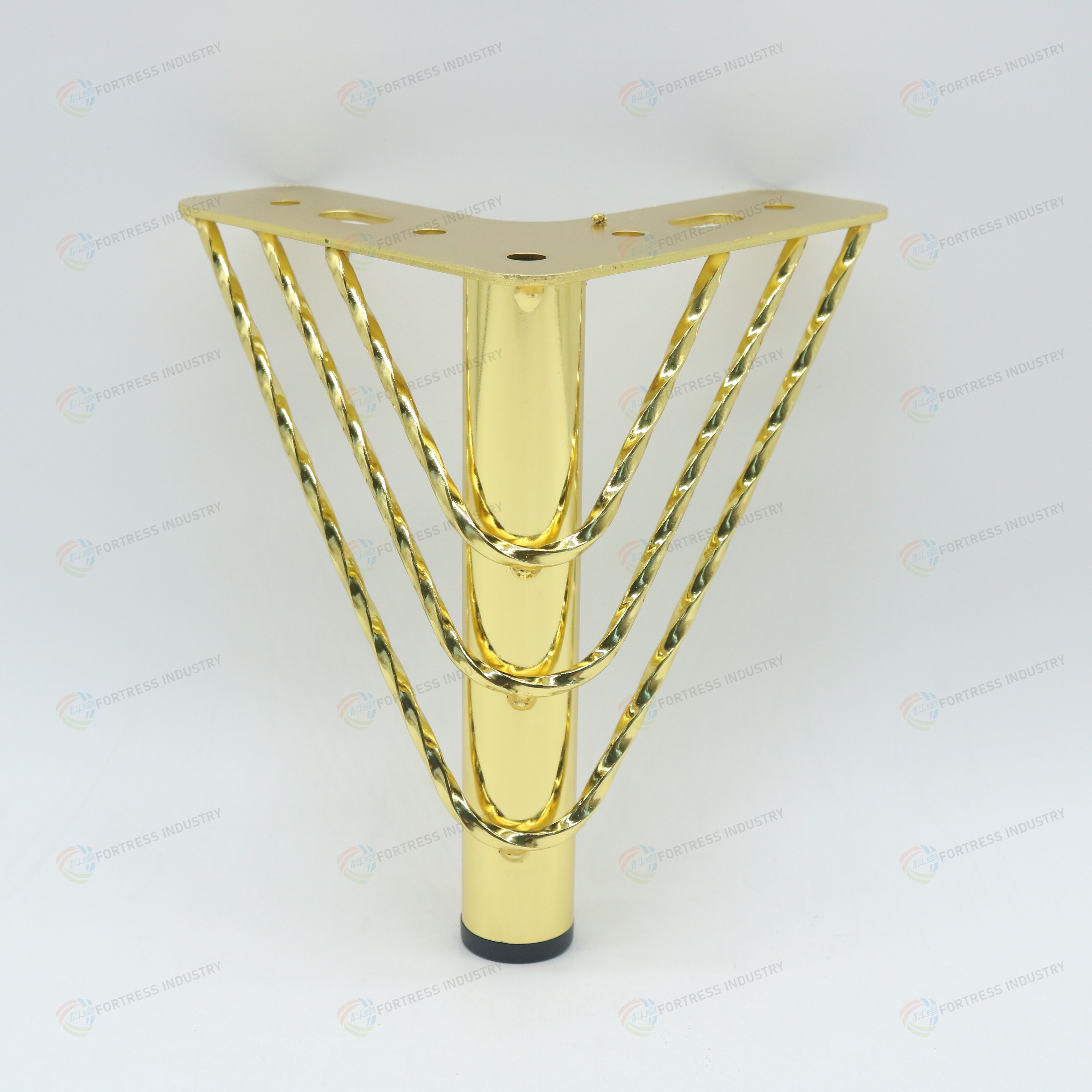 Hot Sale Golden Y Shape Metal Cabinet Sofa Table Legs For Furniture Hardware